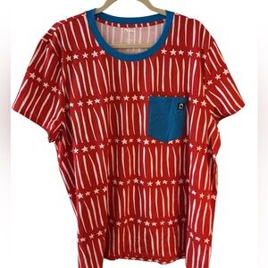 Rags Women’s Top XXL Red/White/Blue